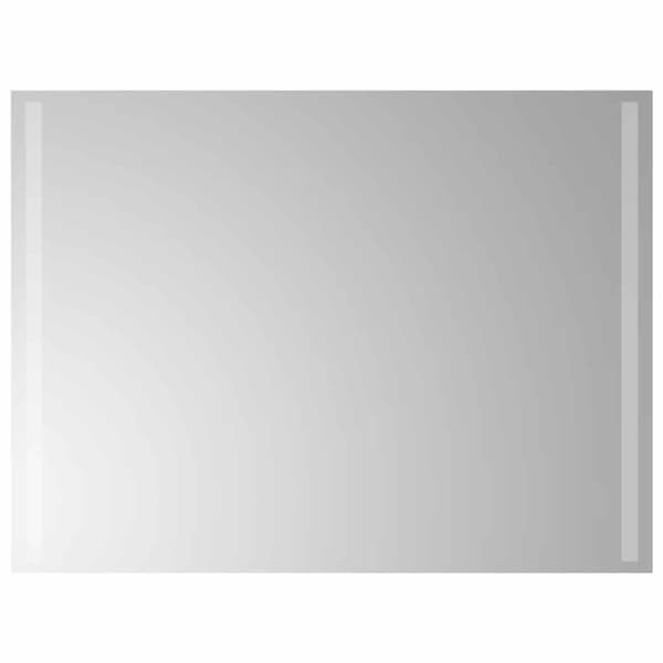vidaXL Badrumsspegel LED 80x60 cm Transparent