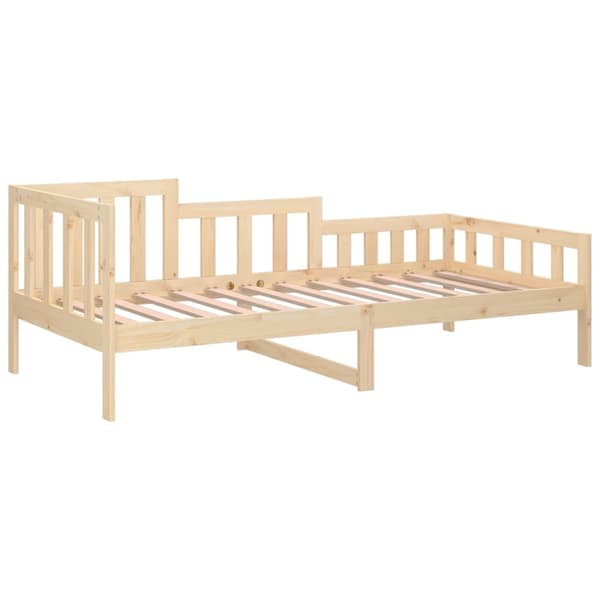 vidaXL Dagbädd 90x190 cm massiv furu Brun
