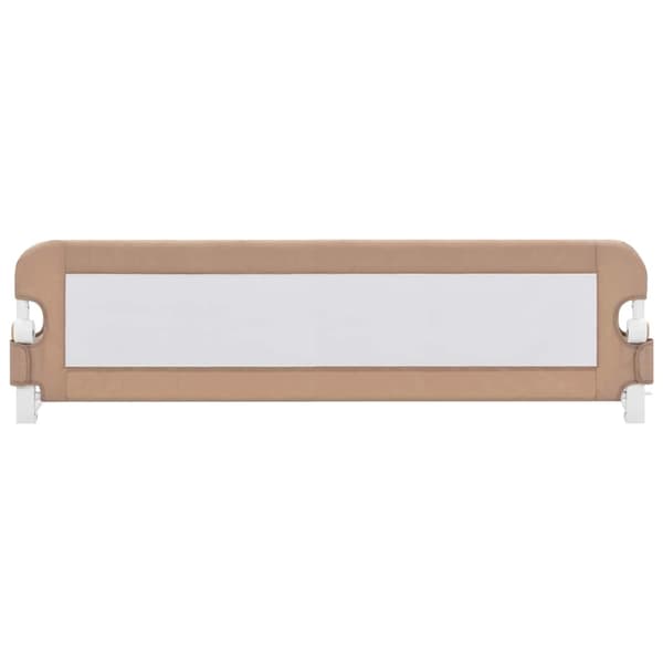 vidaXL Sängskena för barn taupe 150x42 cm polyester Taupe