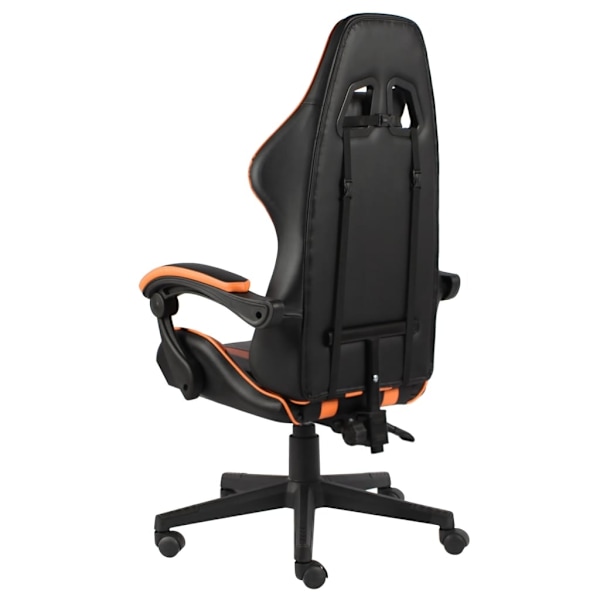 vidaXL Gamingstol svart och orange konstläder Orange