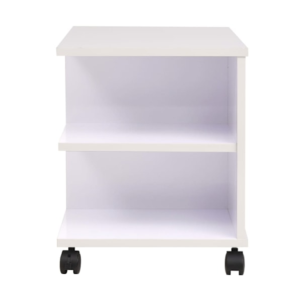 vidaXL Rullhylla 50x35x42 cm vit Vit