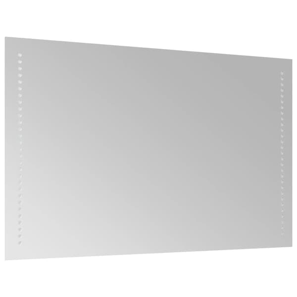vidaXL Badrumsspegel LED 50x80 cm Transparent