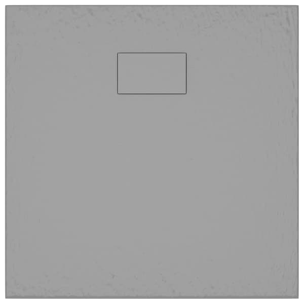 vidaXL Duschkar SMC grå 90x90 cm grå
