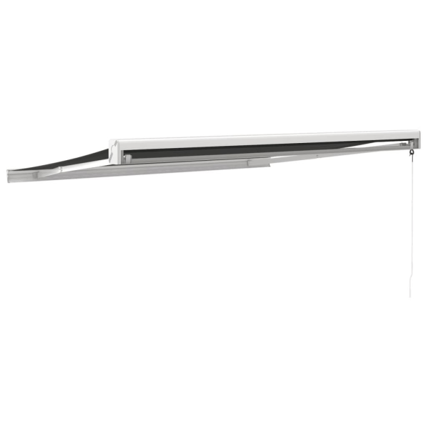 vidaXL Markis infällbar antracit 3x2,5 m tyg&aluminium Antracit