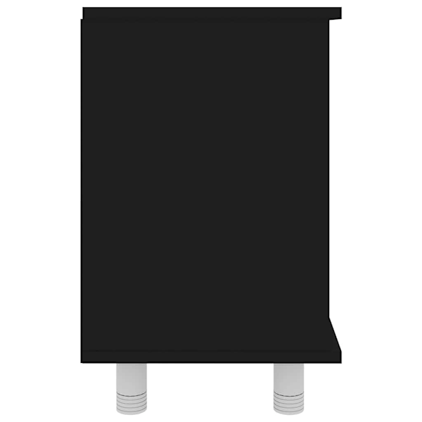 vidaXL Badrumsskåp svart 60x32x53,5 cm konstruerat trä Svart