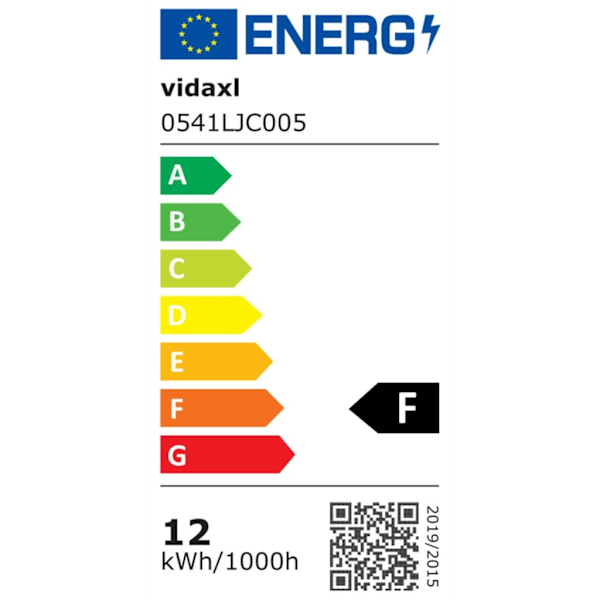 vidaXL Badrumsspegel LED 80 cm Silver