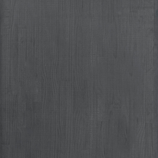 vidaXL Förvaringshylla grå 60x30x210 cm massiv furu grå