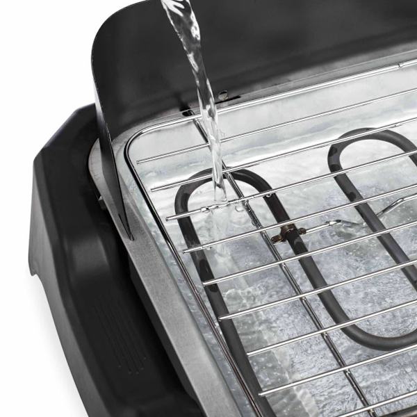 Tristar Elektrisk bordsgrill 2000 W 34,5x23 cm svart Svart