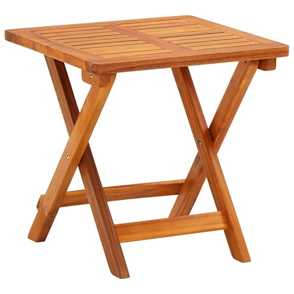 vidaXL Solsängar 2 st med bord och dynor massivt akaciaträ Blå