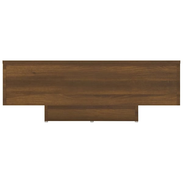 vidaXL Soffbord brun ek 85x55x31 cm konstruerat trä Brun