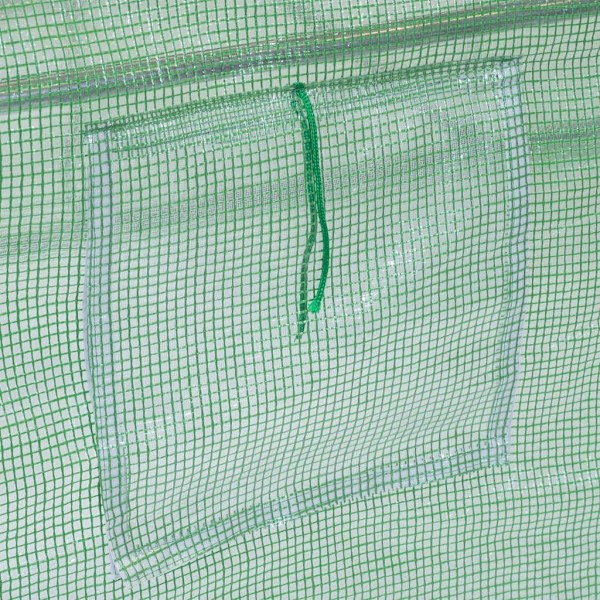 Nature Växthus 3,5x2x2 m grön Grön