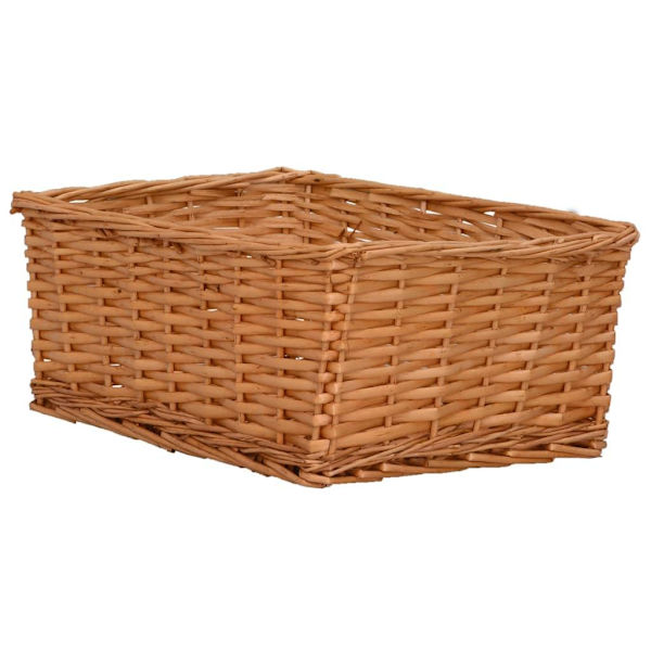 vidaXL Korgar 4 st brun pil Brun