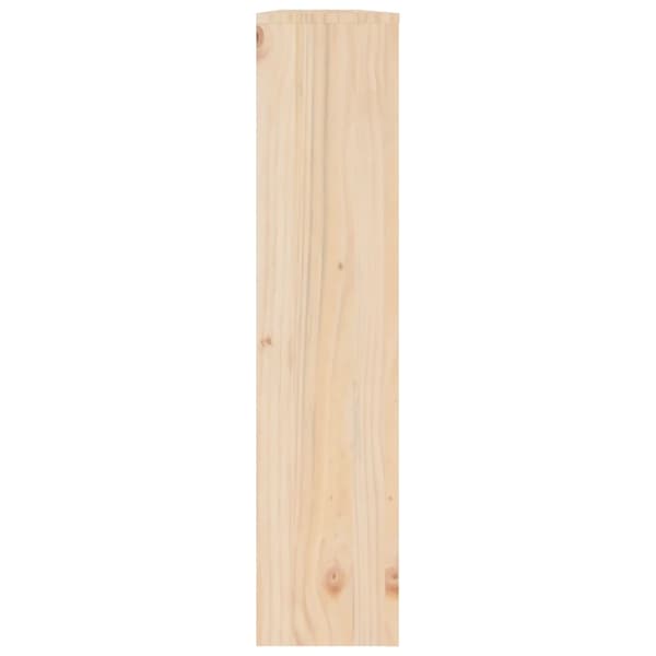 vidaXL Elementskydd 169x19x84 cm massiv furu Brun
