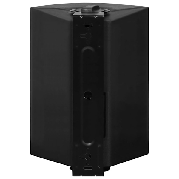 vidaXL Väggmonterade stereohögtalare 2 st svart inomhus/utomhus 120W Svart