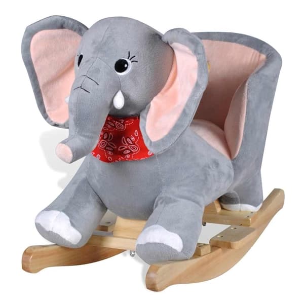 vidaXL Gungdjur elefant grå