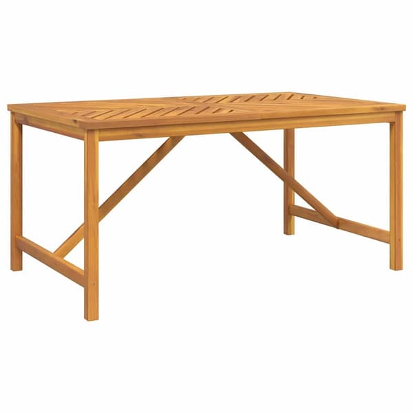 vidaXL Trädgårdsmöbelset 6 pcs Brun Massivt Akaciaträ Brun