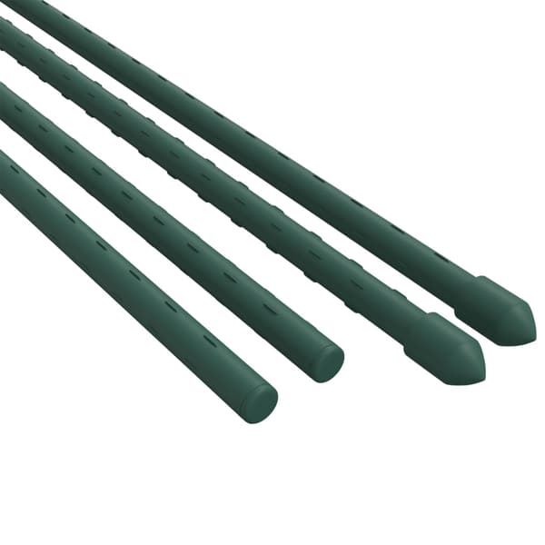 vidaXL Växtstöd 30 st grön 180 cm stål