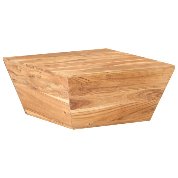 vidaXL Soffbord V-format 66x66x30 cm massivt akaciaträ Brun