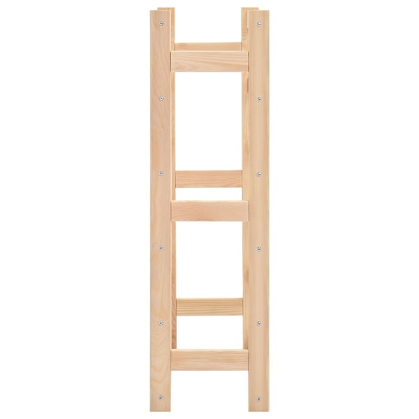 vidaXL Vinställ för 30 flaskor furu Beige
