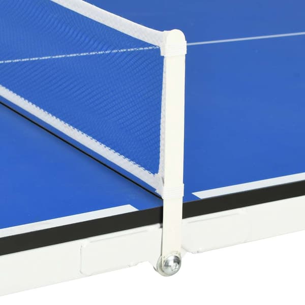 vidaXL 1,5 meter pingisbord med nät 152x76x66 cm blå Blå