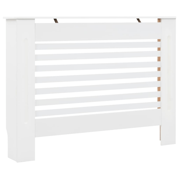 vidaXL Elementskydd 2 st vit 112x19x81,5 cm MDF Vit