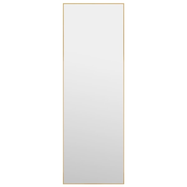 vidaXL Dörrspegel guld 40x100 cm glas och aluminium Guld