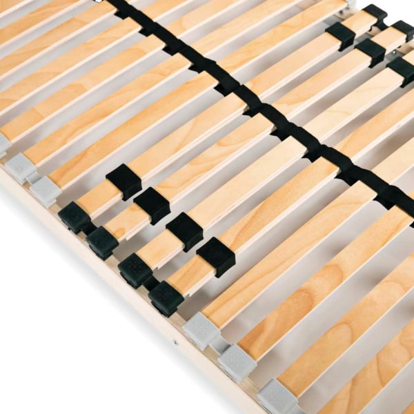 vidaXL Ribbotten med 28 ribbor 2 st 7 zoner 80x200 cm Brun