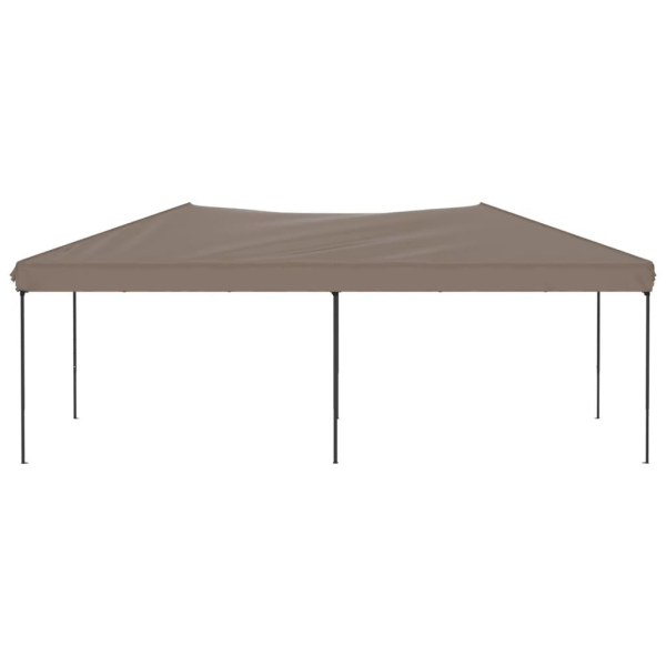 vidaXL Hopfällbart partytält taupe 3x6 m Taupe