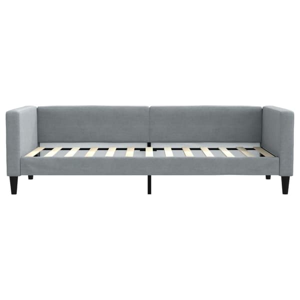 vidaXL Dagbädd ljusgrå 80x200 cm tyg Grå