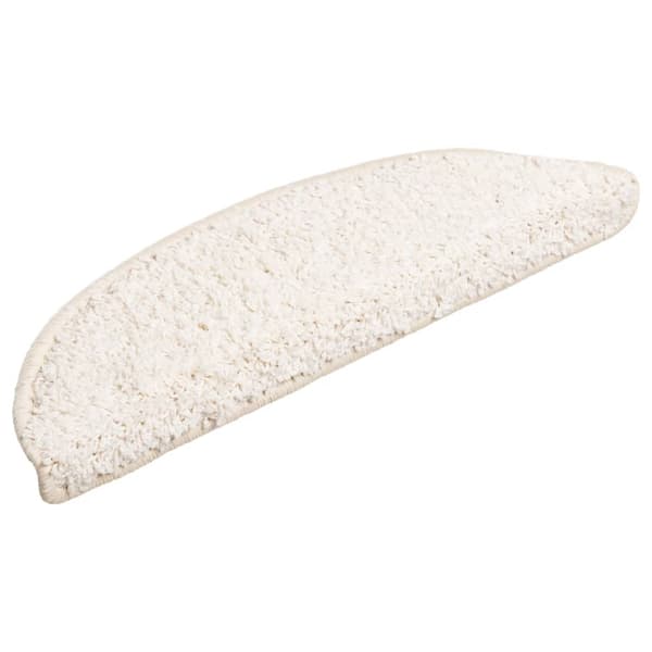 vidaXL Trappstegsmattor 10 st 56x20 cm vit Vit