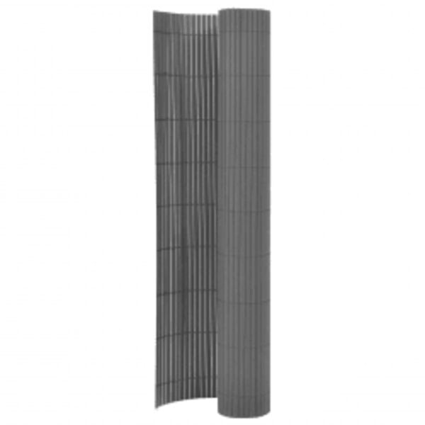 vidaXL Insynsskydd 110x300 cm grå grå