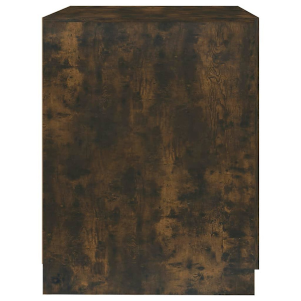 vidaXL Badrumsskåp rökfärgad ek 71x71,5x91,5 cm