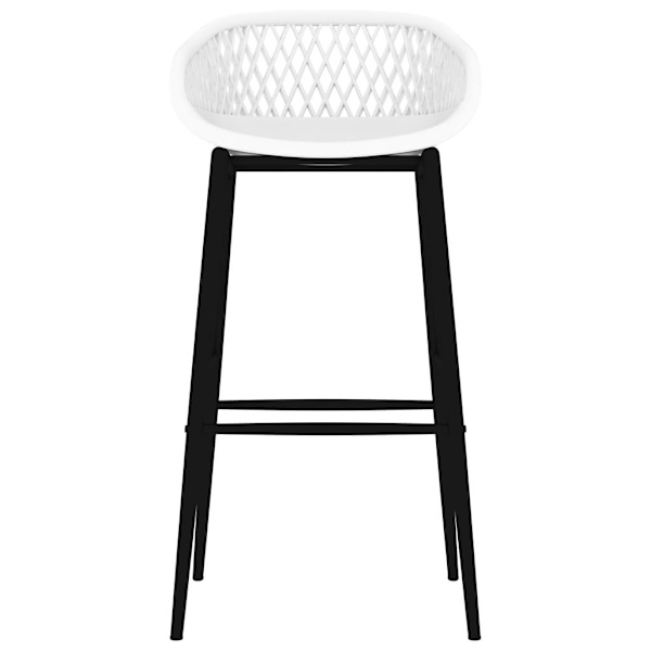 vidaXL Bargrupp 7 delar vit Vit