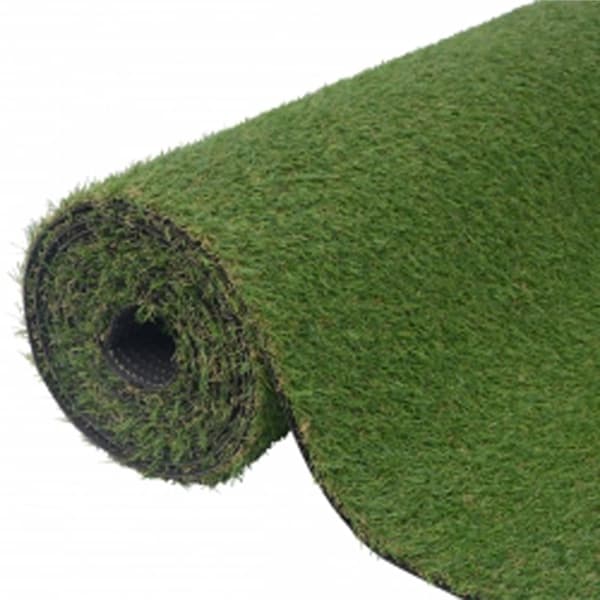 vidaXL Konstgräsmatta 1x10 m/20 mm grön Grön
