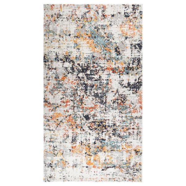 vidaXL Utomhusmatta plattvävd 115x170 cm flerfärgad multifärg