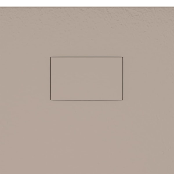 vidaXL Duschkar SMC brun 80x80 cm Brun