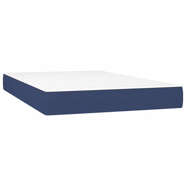 vidaXL Pocketresårmadrass blå 120x200x20 cm tyg Blå