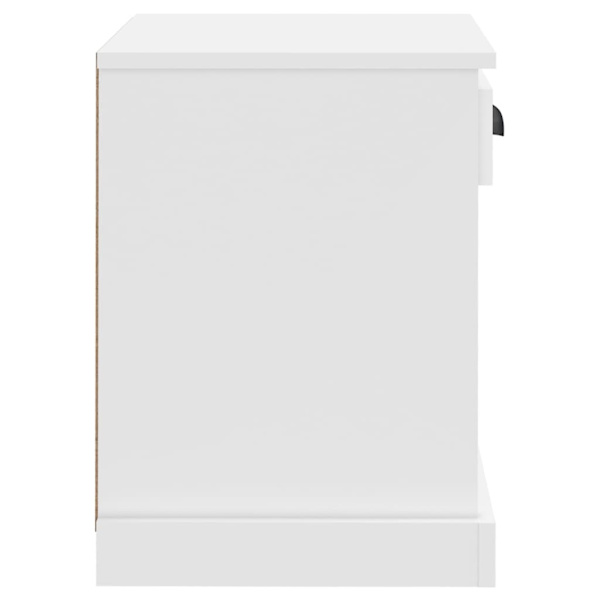 vidaXL Sängbord 2 st vit 43x36x50 cm Vit