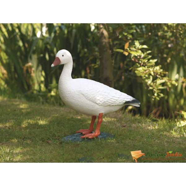 Ubbink Djurfigur gås 53 cm Vit