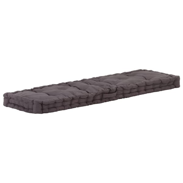 vidaXL Dynor till pallsoffa 2 st bomull antracit Antracit