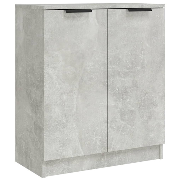 vidaXL Skänk 2 st betonggrå 60x30x70 cm konstruerat trä Grå