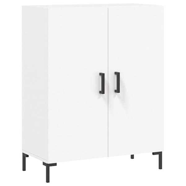 vidaXL Högskåp vit 69,5x34x180 cm konstruerat trä Vit