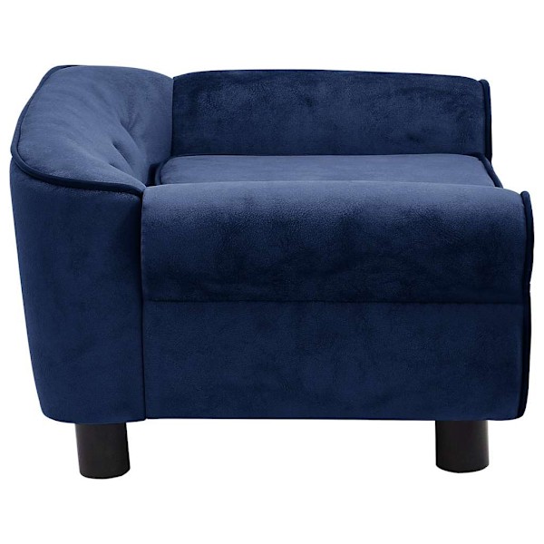 vidaXL Hundsoffa blå 72x45x30 cm plysch Blå