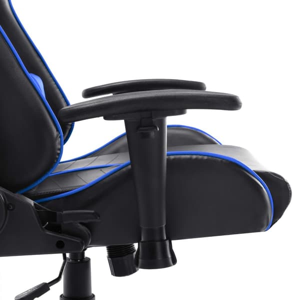 vidaXL Gamingstol svart och blå konstläder multifärg