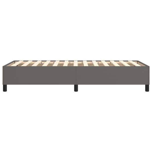 vidaXL Sängram grå 90x200 cm konstläder Grå
