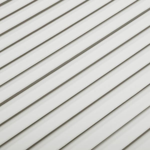 vidaXL Skåplucka lamelldesign vit 61,5x59,4 cm massiv furu Vit