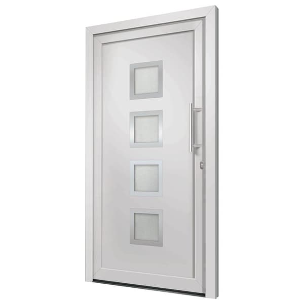 vidaXL Ytterdörr vit 98x190 cm Vit