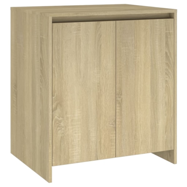 vidaXL Skänk sonoma-ek 70x41x75 cm konstruerat trä Beige