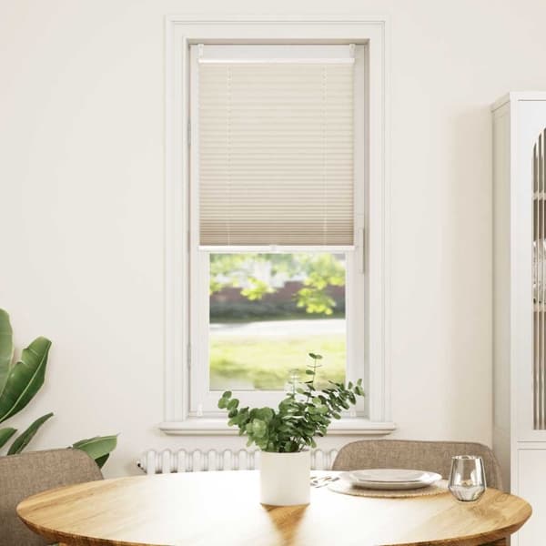 vidaXL Plisségardin 60x100 cm creme Creme
