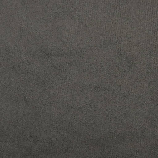 vidaXL Ramsäng mörkgrå 140x190 cm sammet Grå